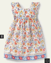 Load image into Gallery viewer, NWOT Mini Boden Bow Back Dress