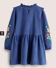 Load image into Gallery viewer, NWOT Mini Boden Embroidered Sweat Dress