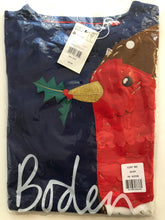 Load image into Gallery viewer, NWT Mini Boden Big Festive Appliqué Jersey Dress
