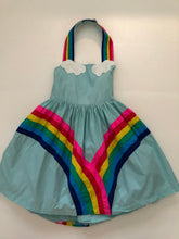 Load image into Gallery viewer, HTF NWT Mini Boden Rainbow Halter Neck Dress
