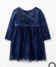 Load image into Gallery viewer, NWOT Hanna Andersson Baby Wrap Dress In Recycled Velour