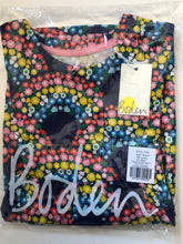 Load image into Gallery viewer, NWT Mini Boden Rainbow Floral Jersey Long-Sleeve Dress