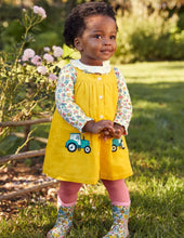 Load image into Gallery viewer, HTF NWOT Mini Boden Cord Pinnie Two Pieces Set