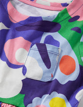 Load image into Gallery viewer, NWT Mini Boden Short Sleeve Fun Jersey Dress