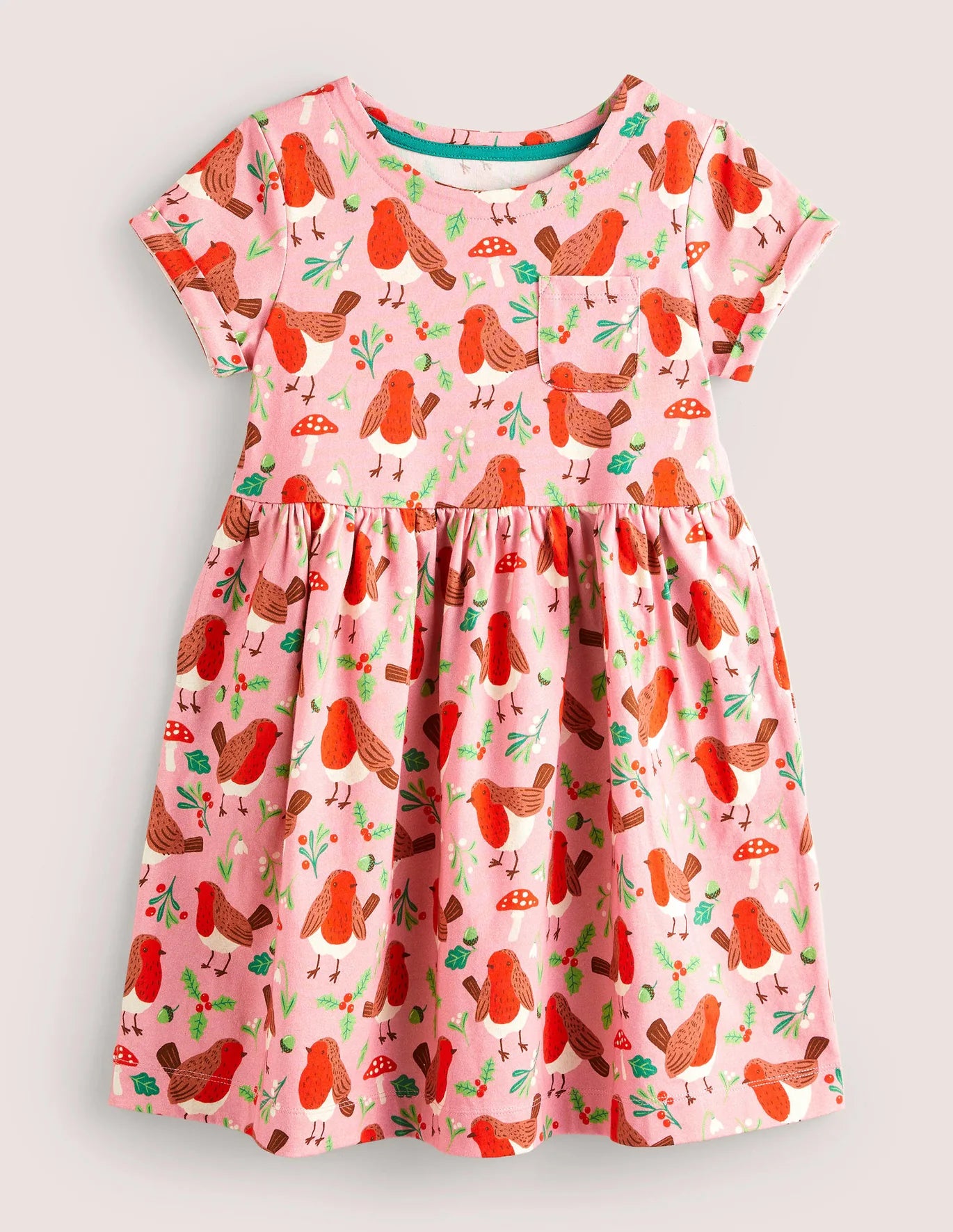 NWT Mini Boden Fun Jersey Dress Mini World Explorers NWT Mini Boden Fun Jersey Dress Mini World Explorers