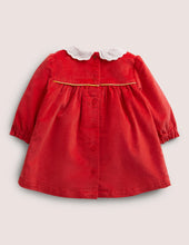 Load image into Gallery viewer, NWT Mini Boden Appliqué Velvet Smocked Dress