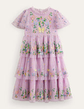 Load image into Gallery viewer, NWT Mini Boden Tulle Embroidered Party Dress
