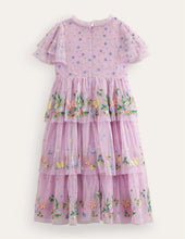 Load image into Gallery viewer, NWT Mini Boden Tulle Embroidered Party Dress