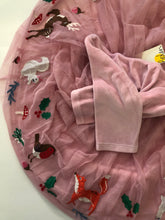 Load image into Gallery viewer, NWT Mini Boden Pink Velvet Bodice Tulle Dress