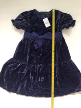 Load image into Gallery viewer, NWT J Crew Girls' puff-sleeve velvet party dress