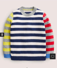 Load image into Gallery viewer, NWT Mini Boden Hotchpotch Crew Neck Sweater