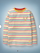 Load image into Gallery viewer, NEW Mini Boden Golden Snitch Breton Tee shirt