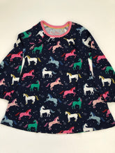 Load image into Gallery viewer, NWOT Mini Boden Printed Unicorns Tunic