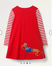 Load image into Gallery viewer, HTF NWOT Mini Boden Festive Big Appliqué Dress