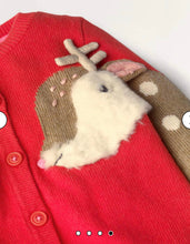 Load image into Gallery viewer, NWOT Mini Boden Cosy Festive Fun Cardigan(Rare)