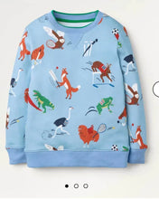 Load image into Gallery viewer, NWOT Mini Boden Sporty Animal Sweatshirt