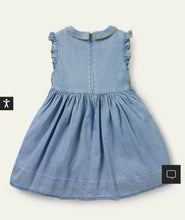 Load image into Gallery viewer, NWT Mini Boden Smocked Woven Dress