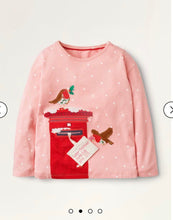 Load image into Gallery viewer, NWT Mini Boden Festive Lift The Flap T-Shirt