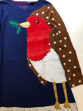 Load image into Gallery viewer, NWT Mini Boden Big Festive Appliqué Jersey Dress