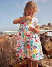 Load image into Gallery viewer, NWOT Mini Boden Short Sleeve Fun Jersey Dress