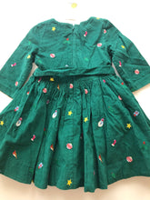 Load image into Gallery viewer, NWT Mini Boden Embroidered Cord Dress