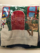 Load image into Gallery viewer, NWT Mini Boden Festive Graphic Crew Sweater