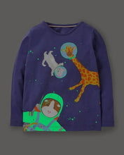 Load image into Gallery viewer, NWT Mini Boden Glow-in-the-dark Logo T-Shirt