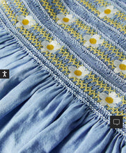 Load image into Gallery viewer, NWT Mini Boden Smocked Woven Dress