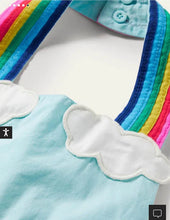 Load image into Gallery viewer, HTF NWT Mini Boden Rainbow Halter Neck Dress