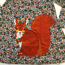 Load image into Gallery viewer, NWOT Mini Boden Floral Appliqué Squirrel Dress