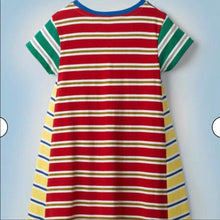 Load image into Gallery viewer, NWOT Mini Boden Hogwarts House Breton Dress