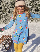 Load image into Gallery viewer, NWOT Mini Boden Cosy Printed Sweatshirt Dress