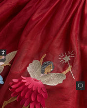 Load image into Gallery viewer, NWT Mini Boden Red Velvet Tulle Party Dress