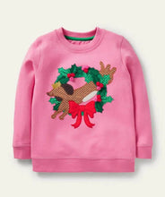Load image into Gallery viewer, NWT Mini Boden Cosy Appliqué Sweatshirt