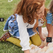 Load image into Gallery viewer, NWT Mini Boden Embroidered Skirt