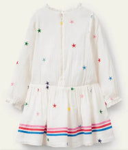 Load image into Gallery viewer, NWT Mini Boden Embroidered Woven Dress