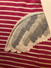 Load image into Gallery viewer, NWOT Mini Boden HP Stripy Appliqué Hedwig Dress