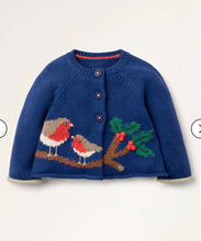 Load image into Gallery viewer, NWT Mini Boden Robin Knitted Cardigan