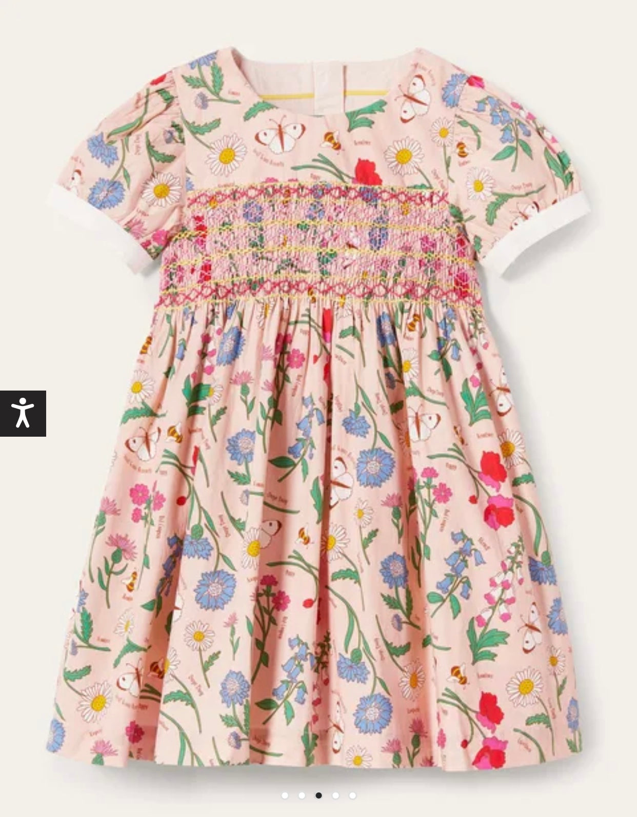 mini boden smocked dress Girls Boden Pink Smocked Dress