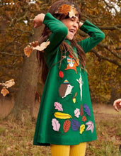 Load image into Gallery viewer, NWT Mini Boden Big Appliqué Jersey Dress