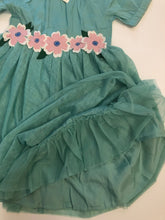 Load image into Gallery viewer, NWT Mini Boden Flower Appliqué Dress