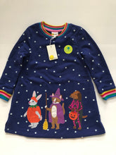 Load image into Gallery viewer, NWT Mini Boden  Halloween Sweatshirt Dress