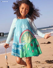 Load image into Gallery viewer, NWT Mini Boden Jersey Tulle Scene Dress