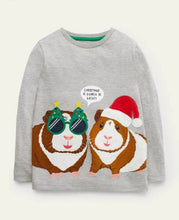 Load image into Gallery viewer, NWT Mini Boden Festive Animal T-shirt