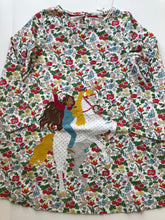 Load image into Gallery viewer, NWOT Mini Boden Appliqué Riding-An-Unicorn Jersey Dress