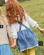 Load image into Gallery viewer, NWT Mini Boden Embroidered Skirt