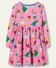 Load image into Gallery viewer, NWT Mini Boden Long Sleeve Fun Jersey Dress