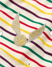Load image into Gallery viewer, NEW Mini Boden Golden Snitch Breton Tee shirt