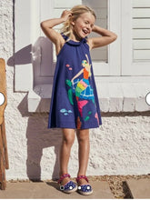 Load image into Gallery viewer, NWOT Mini Boden Mermaid Big Appliqué Dress