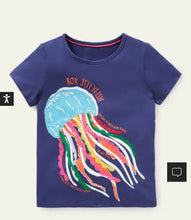 Load image into Gallery viewer, NWT Mini Boden Flutter Fun Fact T-shirt